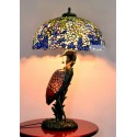 20 Inch Wisteria Stained Glass Table Lamp