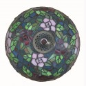 12 Inch Rose Stained Glass Table Lamp