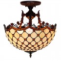 16 Inch Stained Glass Pendant Light