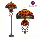 18 Inch Retro Stained Glass Floor Lamp