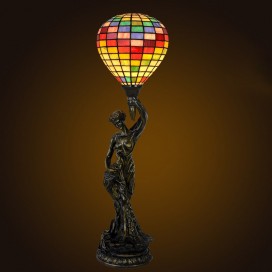 10 Inch Stained Glass Table Lamp