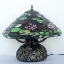 Retro Stained Glass Table Lamp