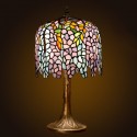 10 Inch Wisteria Stained Glass Table Lamp