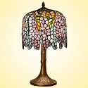 10 Inch Wisteria Stained Glass Table Lamp