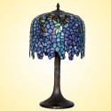 10 Inch Wisteria Stained Glass Table Lamp