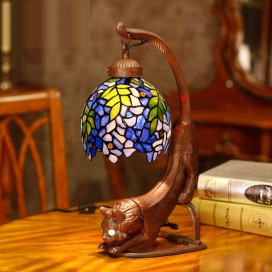 7 Inch Stained Glass Table Lamp