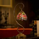 7 Inch Dragonfly Stained Glass Table Lamp