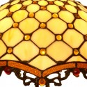 12 Inch Retro Palace Stained Glass Table Lamp