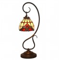 7 Inch Baroque Stained Glass Table Lamp