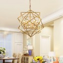 6 Light Retro Rustic Luxury Brass Chandelier