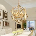 6 Light Retro Rustic Luxury Brass Chandelier