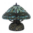 Dragonfly Stained Glass Table Lamp