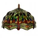 12 Inch Rural Dragonfly Stained Glass Table Lamp