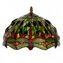 12 Inch Rural Dragonfly Stained Glass Table Lamp