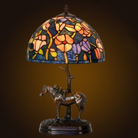 12 Inch Stained Glass Table Lamp