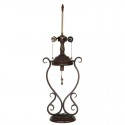 18 Inch Retro Red Dragonfly Stained Glass Table Lamp
