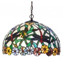 16 Inch Dragonfly Stained Glass Pendant Light