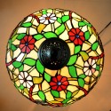 16 Inch Dragonfly Stained Glass Pendant Light