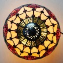 12 Inch Tulip Stained Glass Pendant Light