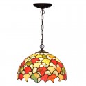 12 Inch Stained Glass Pendant Light