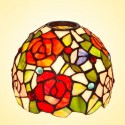 7 Inch Rose Stained Glass Table Lamp