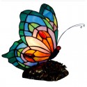 Butterfly Stained Glass Table Lamp