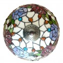 12 Inch Rose Stained Glass Table Lamp