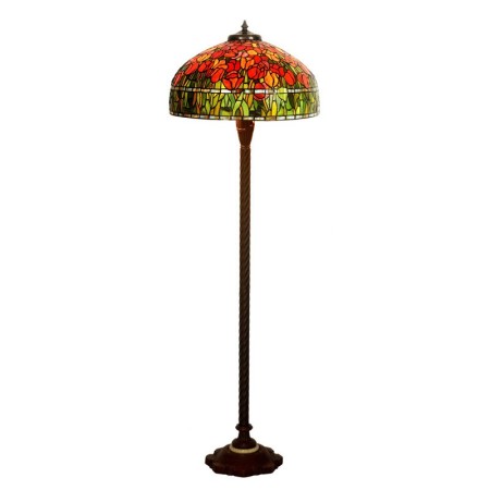 Rural Stained Glass Floor Lamp