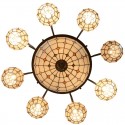 8+1 Light Chandelier Stained Glass Chandelier