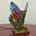 Butterfly Stained Glass Table Lamp