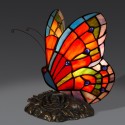 Butterfly Stained Glass Table Lamp