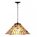 16 Inch Stained Glass Pendant Light