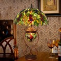 18 Inch Grape Stained Glass Table Lamp