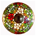 12 Inch Rose Stained Glass Table Lamp