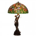 20 Inch Tulip Stained Glass Table Lamp