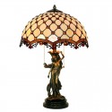 16 Inch Retro Stained Glass Table Lamp