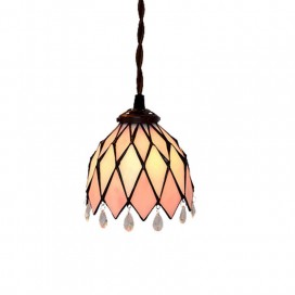 7 Inch Stained Glass Pendant Light
