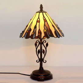 10 Inch Baroque Stained Glass Table Lamp