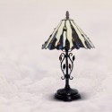 10 Inch Baroque Stained Glass Table Lamp