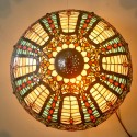 22 Inch Baroque Stained Glass Floor Lamp