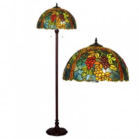 17 Inch Stained Glass Floor Lamp