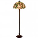 20 Inch Rural Stained Glass Floor Lamp