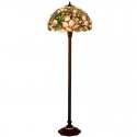 20 Inch Rural Stained Glass Floor Lamp