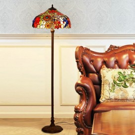 16 Inch Stained Glass Floor Lamp