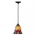 7 Inch Stained Glass Pendant Light