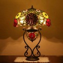 18 Inch Rural Sunflower Stained Glass Table Lamp