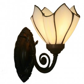 Rural 1 Light Stained Glass Wall light