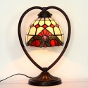 7 Inch Baroque Stained Glass Table Lamp