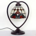 7 Inch Baroque Stained Glass Table Lamp