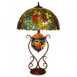 17 Inch Stained Glass Table Lamp